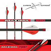 Стрела карбоновая в сборе без наконечника Carbon Express Maxima Red